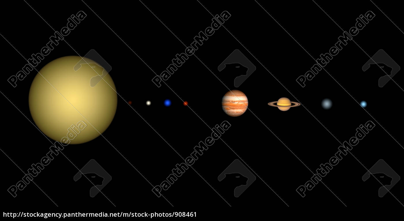 pianeti e clip art del sole