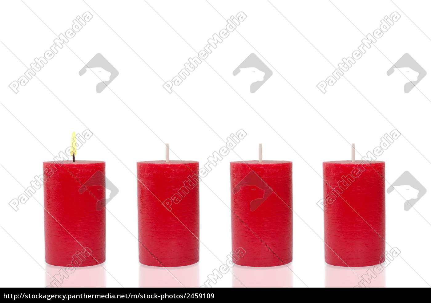 Quattro candele Foto Stock, Quattro candele Immagini