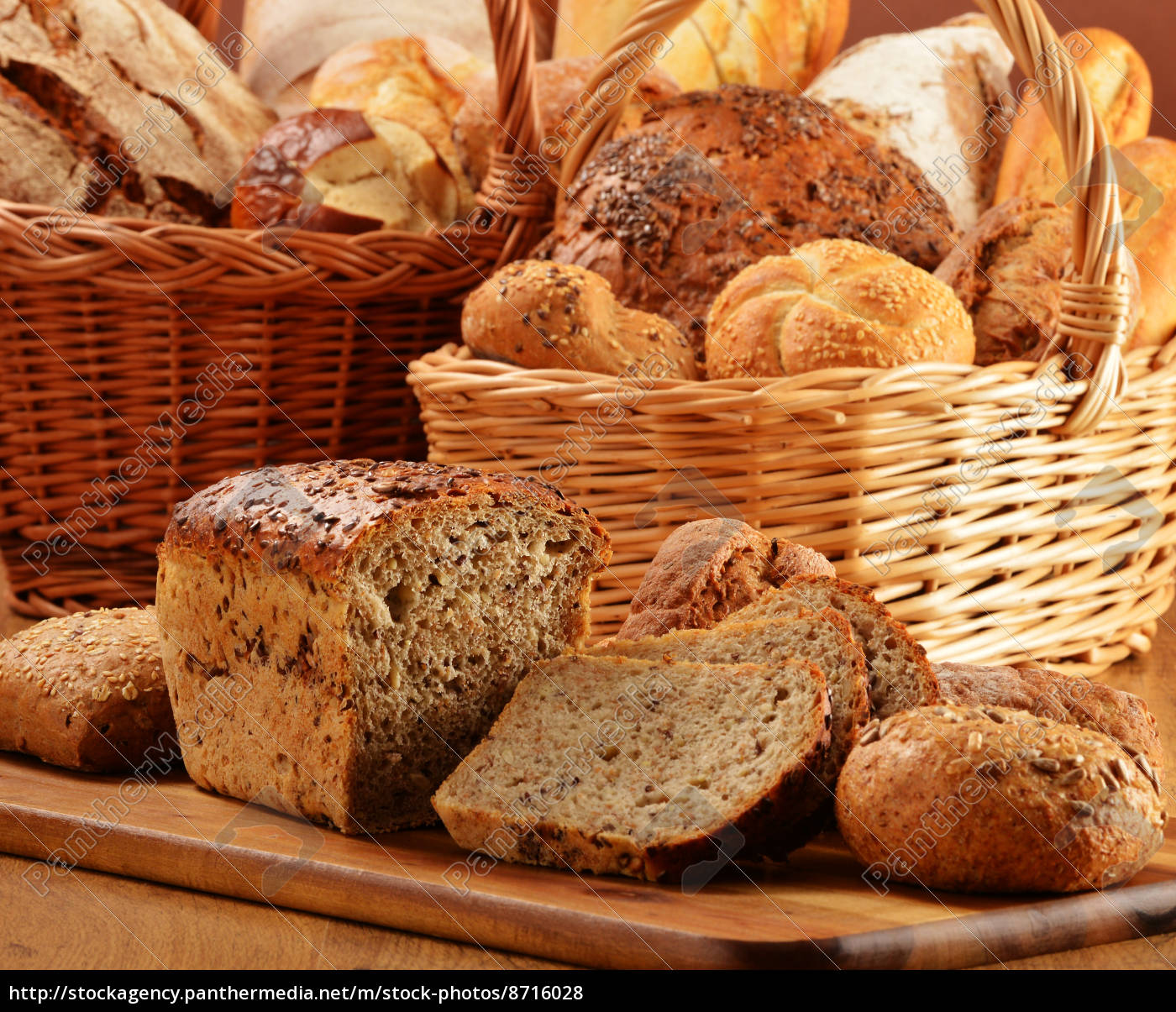 Cesto di pane Foto Stock, Cesto di pane Immagini