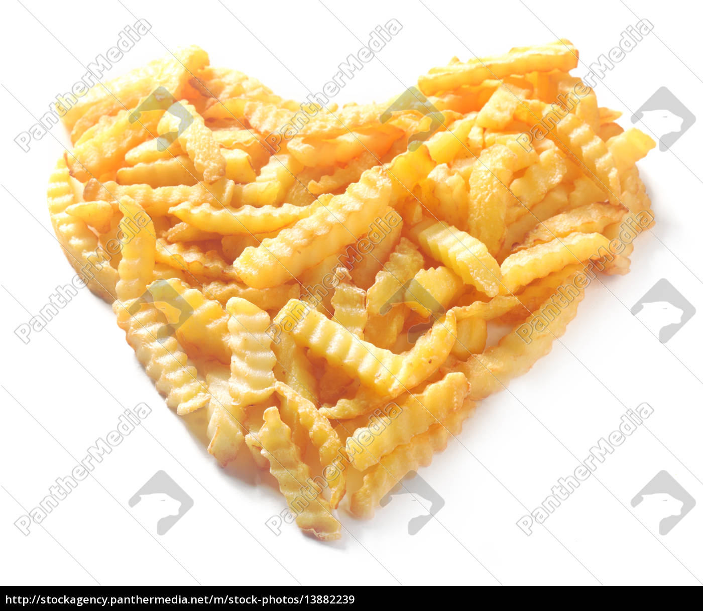 Pasta a forma di cuore Stock Photo