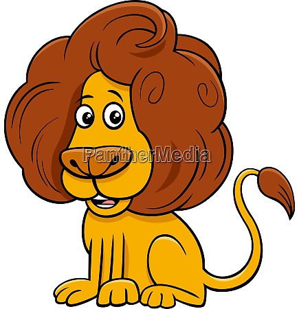 leone comico animale personaggio cartone animato - Stockphoto #27318056 |  Comprate Immagini RF da Panthermedia